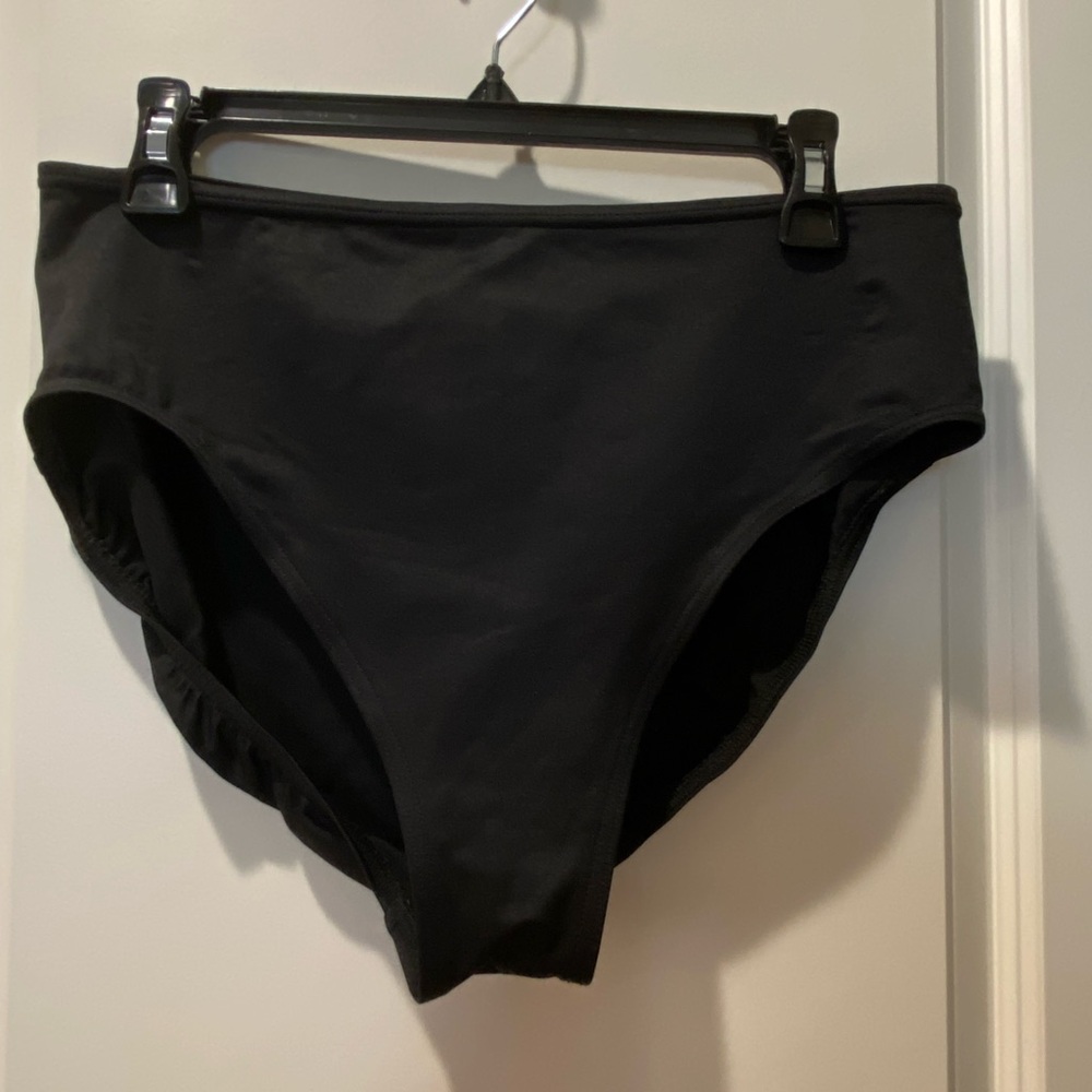 Miraclesuit Black High-Rise Swim Bottom